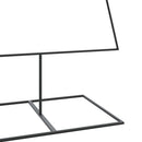 dekorationstræ 210 cm metal sort