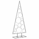 dekorativt juletræ 150 cm metal sort