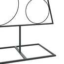 dekorativt juletræ 150 cm metal sort