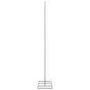 dekorationstræ 210 cm metal sort