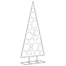 dekorationstræ 210 cm metal sort