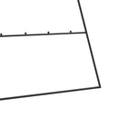 dekorationstræ 210 cm metal sort