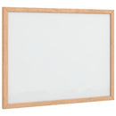 magnetisk whiteboardtavle med ramme af massivt fyrretræ 40x30cm