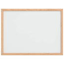 magnetisk whiteboardtavle med ramme af massivt fyrretræ 40x30cm