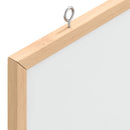 magnetisk whiteboardtavle med ramme af massivt fyrretræ 40x30cm