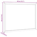 magnetisk whiteboardtavle med ramme af massivt fyrretræ 40x30cm