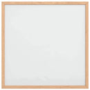 magnetisk whiteboardtavle med ramme af massivt fyrretræ 40x40cm