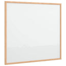 magnetisk whiteboardtavle med ramme i massivt fyrretræ 60x55 cm