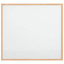 magnetisk whiteboardtavle med ramme i massivt fyrretræ 60x55 cm