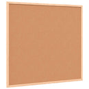 magnetisk whiteboardtavle med ramme i massivt fyrretræ 60x55 cm