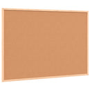 magnetisk whiteboardtavle med ramme i massivt fyrretræ 80x55 cm