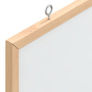 magnetisk whiteboardtavle med ramme i massivt fyrretræ 100x55 cm