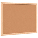 kridttavle med ramme af massivt fyrretræ 40x30 cm sort
