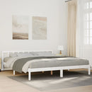 ekstra lang sengeramme uden madras 180x220 cm massivt fyrretræ