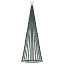 LED-juletræ 475 LED'er 247 cm farverigt lys
