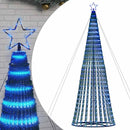 LED-juletræ 1028 LED'er 403 cm blåt lys