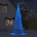 LED-juletræ 1028 LED'er 403 cm blåt lys
