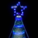 LED-juletræ 1028 LED'er 403 cm blåt lys