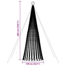 LED-juletræ 1028 LED'er 403 cm farverigt lys