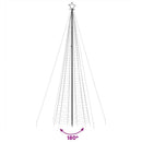 LED-juletræ med spyd 1534 LED'er 500 cm koldt hvidt lys
