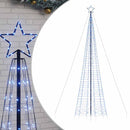 LED-juletræ med spyd 1534 LED'er 500 cm blåt lys
