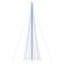 LED-juletræ med spyd 1534 LED'er 500 cm blåt lys