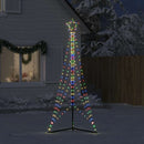 LED-juletræ 483 LED'er 240 cm farverigt lys
