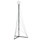 LED-juletræ 483 LED'er 240 cm farverigt lys