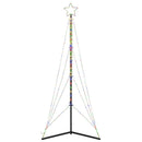 LED-juletræ 483 LED'er 240 cm farverigt lys