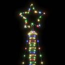 LED-juletræ 483 LED'er 240 cm farverigt lys