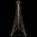 LED-juletræ 483 LED'er 240 cm farverigt lys