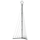 LED-juletræ 447 LED'er 250 cm blåt lys