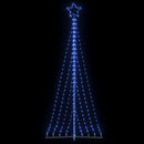 LED-juletræ 447 LED'er 250 cm blåt lys