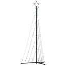 LED-juletræ 447 LED'er 250 cm farverigt lys
