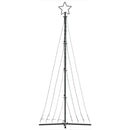 LED-juletræ 447 LED'er 250 cm farverigt lys
