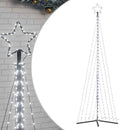 LED-juletræ 495 LED'er 300,5 cm koldt hvidt lys