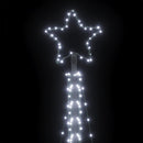 LED-juletræ 495 LED'er 300,5 cm koldt hvidt lys
