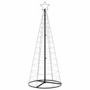 LED-juletræ 200 LED'er 180 cm flerfarvet lys
