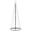 LED-juletræ 200 LED'er 180 cm flerfarvet lys