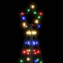 LED-juletræ 200 LED'er 180 cm flerfarvet lys