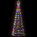 LED-juletræ 200 LED'er 180 cm flerfarvet lys