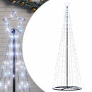 LED-juletræ 550 LED'er 300 cm koldt hvidt lys