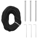 LED-juletræ 1534 LED'er 500 cm varmt hvidt lys