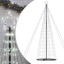 LED-juletræ 1534 LED'er 500 cm koldt hvidt lys