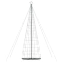 LED-juletræ 1534 LED'er 500 cm koldt hvidt lys