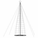LED-juletræ 1534 LED'er 500 cm koldt hvidt lys