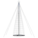 LED-juletræ 1534 LED'er 500 cm koldt hvidt lys