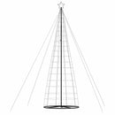 LED-juletræ 1534 LED'er 500 cm flerfarvet lys