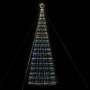 LED-juletræ 1534 LED'er 500 cm flerfarvet lys