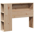 sengegavl med opbevaring 90 cm massivt fyrretræ